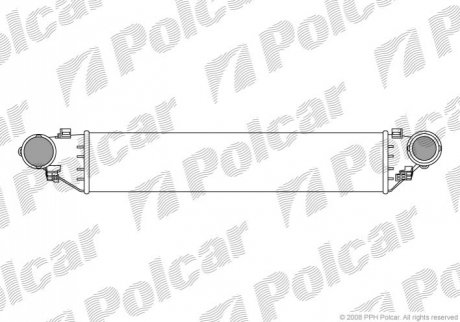 Радиатор интеркулера Polcar 5003J82X (фото 1)