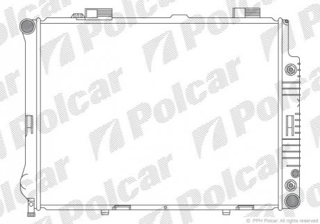 Радіатор охолодження Polcar 501508-1 (фото 1)