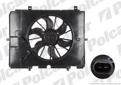 Вентилятор радіатора Polcar 501523W5 (фото 1)