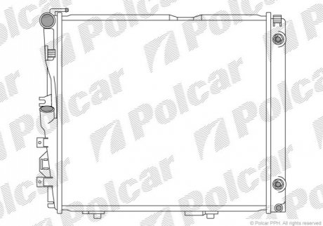 Радіатор охолодження Polcar 502408A0 (фото 1)