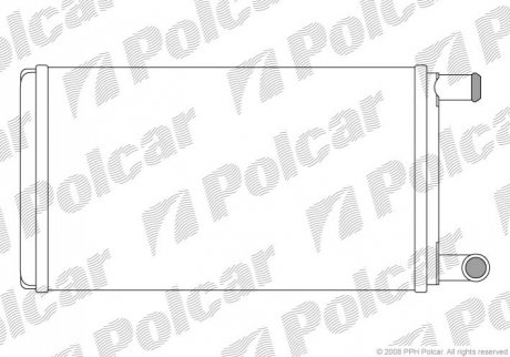 Радіатор пічки Polcar 5061N8-1 (фото 1)
