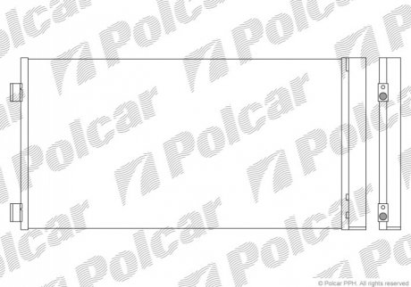 Радиатор кондиционера Polcar 5103K8C1 (фото 1)