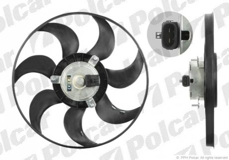 Вентилятор без корпусу Polcar 550723U2 (фото 1)