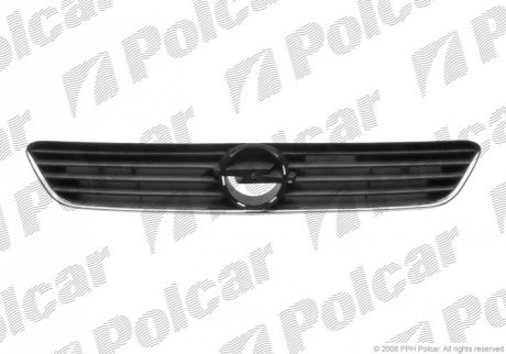 Решетка Opel: Astra [G] (1997-2009) Polcar 5508051 (фото 1)