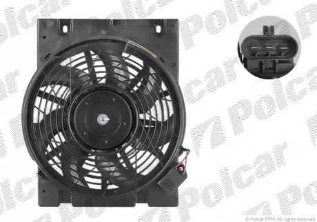 Вентилятор радіатора Polcar 550823W2 (фото 1)