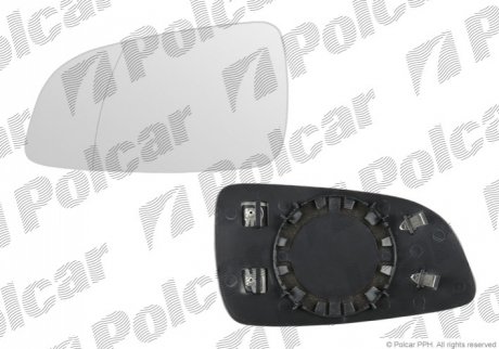 Вкладиш дзеркала Polcar 5509545M (фото 1)