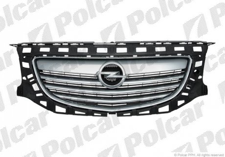 Решетка Opel: Insignia [A] (2008-2017) Polcar 552005 (фото 1)