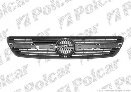 Решетка Opel: Meriva [A] (2003-2010) Polcar 555905 (фото 1)