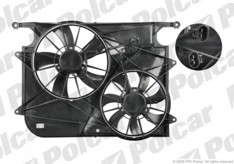 Вентилятор радіатора Polcar 556523W2 (фото 1)