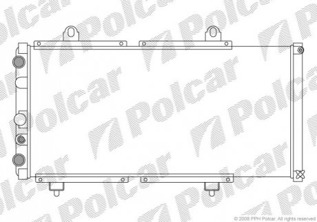Радіатор охолодження Polcar 570108A2 (фото 1)