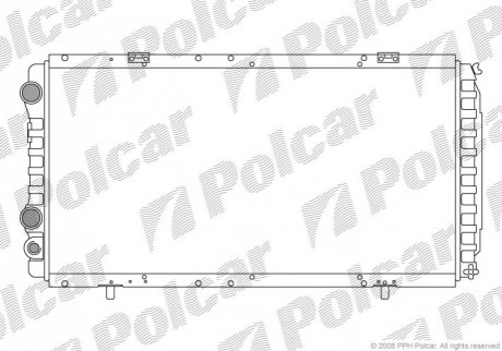 Радіатор охолоджування Peugeot Boxer 2.0-2.5D,TD 94- Polcar 570208A2 (фото 1)