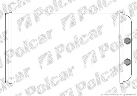 Радіатор пічки Polcar 5702N82 (фото 1)