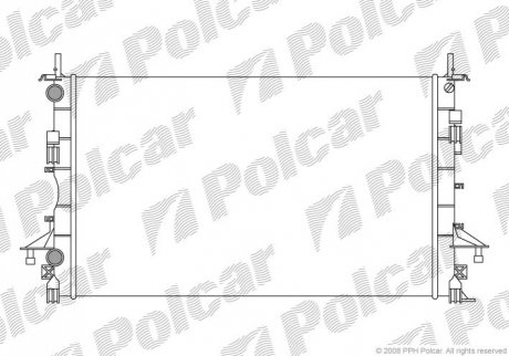 Радіатор Polcar 6037081 (фото 1)