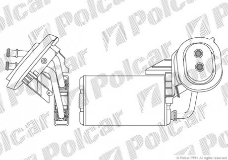 Радіатор пічки Nissan Interstar Opel Movano Renault Master Ii 1.9D-3.0D 07.98- 6041N8-2