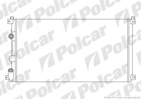 Радіатор Polcar 604208A3 (фото 1)