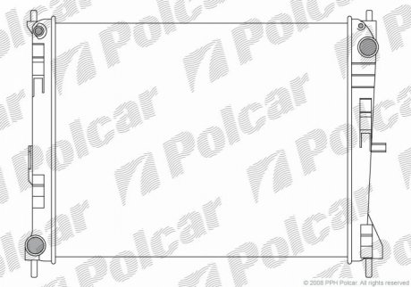 Радіатор охолодження Polcar 6056081 (фото 1)