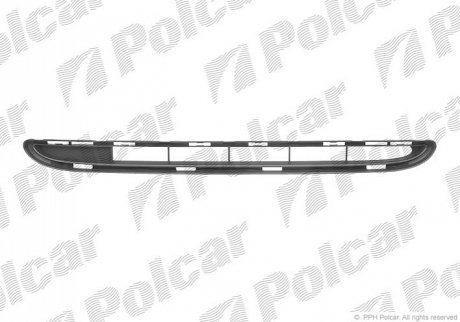 Решетка Renault: Clio 3 пок., (2005-2012) Polcar 606405J (фото 1)