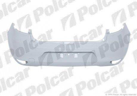 Бампер задний Renault: Clio 3 пок., (2005-2012) Polcar 606496 (фото 1)
