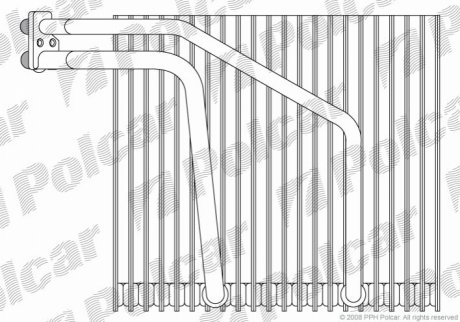 Випаровувач кондиціонера Polcar 6070P82 (фото 1)