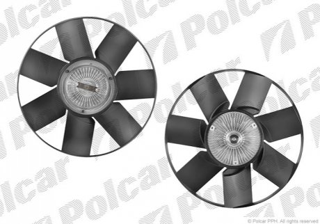 Вентилятор радіатора Renault Master, 2,3CDTI, 10- Polcar 60N123S1 (фото 1)