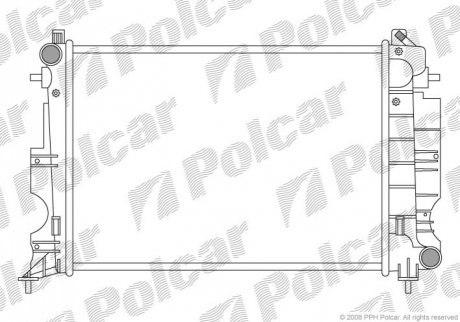 Радіатор охолодження Polcar 6522082 (фото 1)
