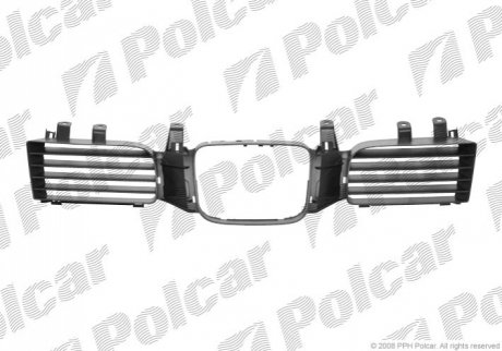 Решетка Seat: Leon 1 пок., [1M1] (1998-2006), Toledo 2 пок. (1998-2004) Polcar 672205J (фото 1)