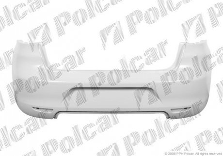 Бампер задний Seat: Ibiza 4 пок., [6L1] (2002-2009) Polcar 673196J (фото 1)