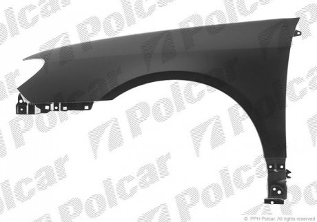 Крило переднє Subaru: Impreza 2 пок., (2000-2007) Polcar 7214022 (фото 1)