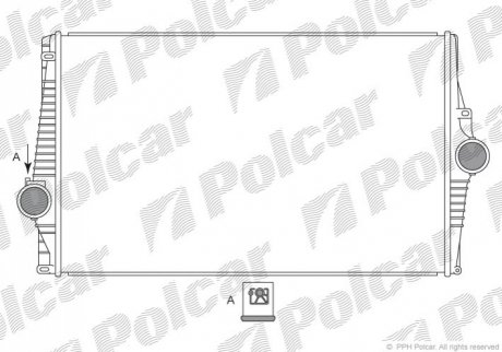 Интеркулер Polcar 9090J8-1 (фото 1)