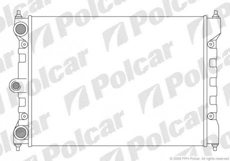 Радіатор охолодження Polcar 9523081 (фото 1)