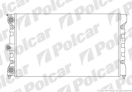 Радіатор охолодження Polcar 9523082 (фото 1)