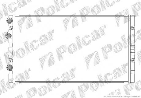 Радіатор охолодження Polcar 9524083 (фото 1)