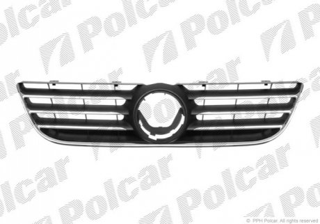 Решітка Volkswagen: Polo IV [9N_, 9N4] (2001-2009) Polcar 9527051 (фото 1)