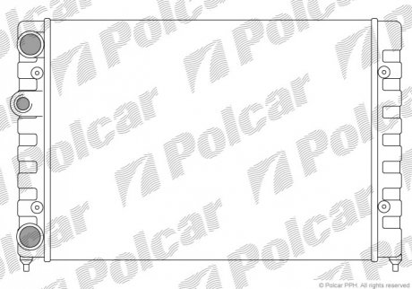 Радіатор охолодження VW Golf 1.4 91-97/Vento 92-98 953808A1