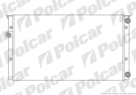 Радиатор основной AC+ VW Golf III 1.8/1.6 953808A8