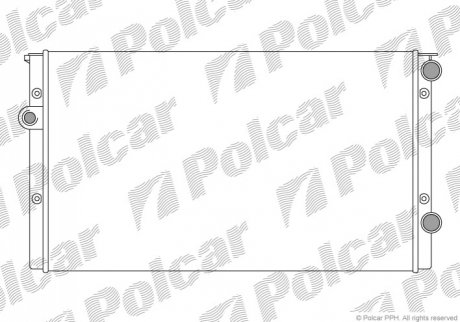 Радіатор охолодження Polcar 953808B5 (фото 1)