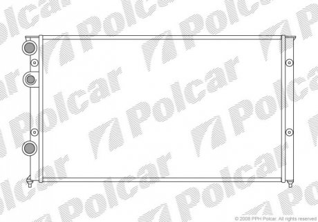 Радіатор охолодження Polcar 9546088 (фото 1)