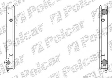 Радіатор охолодження Polcar 954608A1 (фото 1)