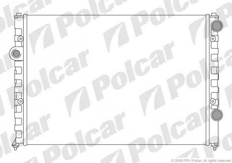 Радиатор VW Passat IV 1,6-2,0 (94-) 954708A1