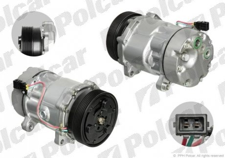 Компресор кондиціонера (новий) Polcar 9550KS2 (фото 1)