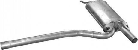 Глушитель, алюм. сталь, середн. часть Audi A4 1.6-1.9TDi 94-09/01 (01.15) Polmos 0115