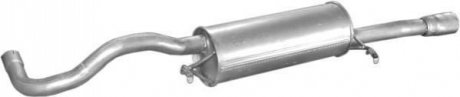 Глушитель (задняя часть) алюминизированная сталь POLMOSTROW 0116 (фото 1)
