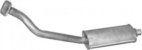 Резонатор (передняя часть) алюминизированная сталь Citroen Berlingo I/ Peugeot Partner I 1.9 D (01-02) (04.317) Polmostrow