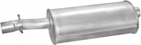 Глушитель (задняя часть) алюминизированная сталь POLMOSTROW 07158 (фото 1)