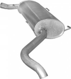 Глушитель (задняя часть) алюминизированная сталь POLMOSTROW 07.83 (фото 1)