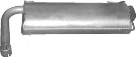 Глушитель (задняя часть) алюминизированная сталь POLMOSTROW 07.86 (фото 1)