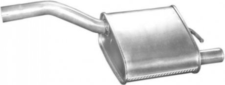 Глушник (задня частина) алюмінієва сталь 08.388