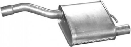 Глушитель (задняя часть) алюминизированная сталь 08567