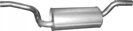 Резонатор (середня частина) алюмінієва сталь Ford Focus/C-Max 1.4i, 1.6i/Volvo C30, S40 POLMOSTROW 08.58 (фото 1)