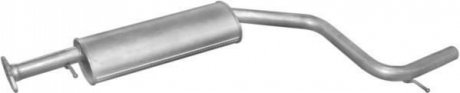 Глушитель, алюм. сталь, средн.часть Ford Mondeo 1.8/2.0i -16V 00-07 (08.617) Pol 08617